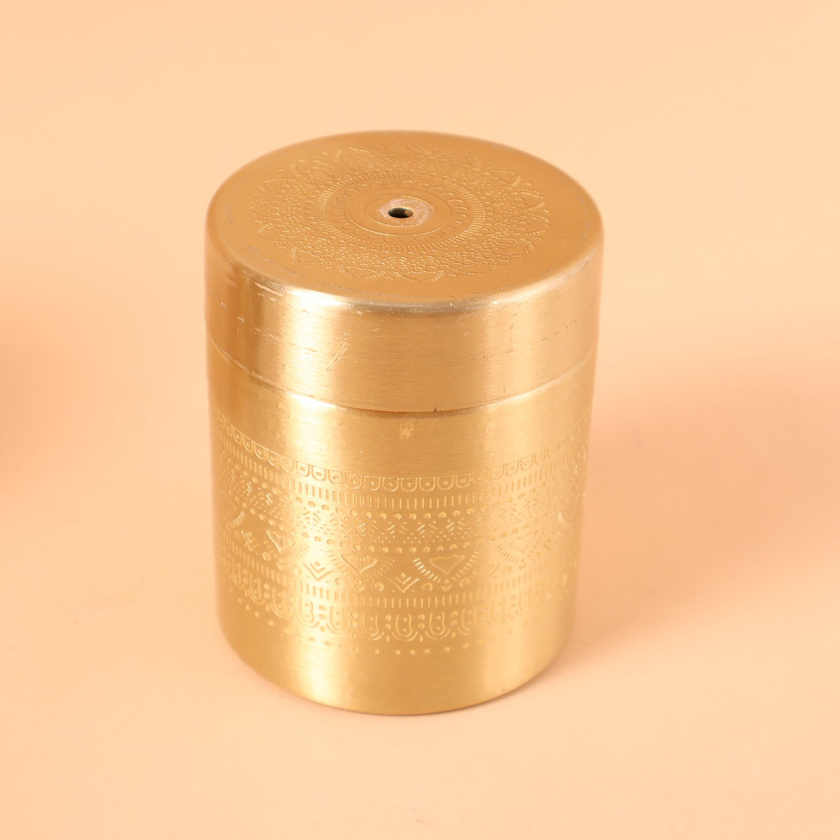 CD301 - Engraved Brass Canister Set of 3 image 2