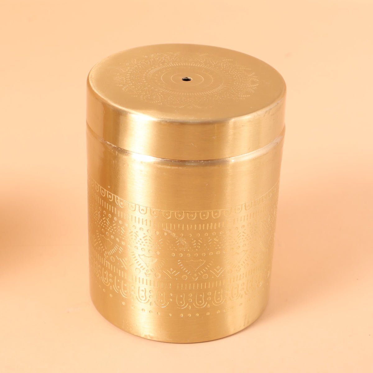 CD301 - Engraved Brass Canister Set of 3 image 3