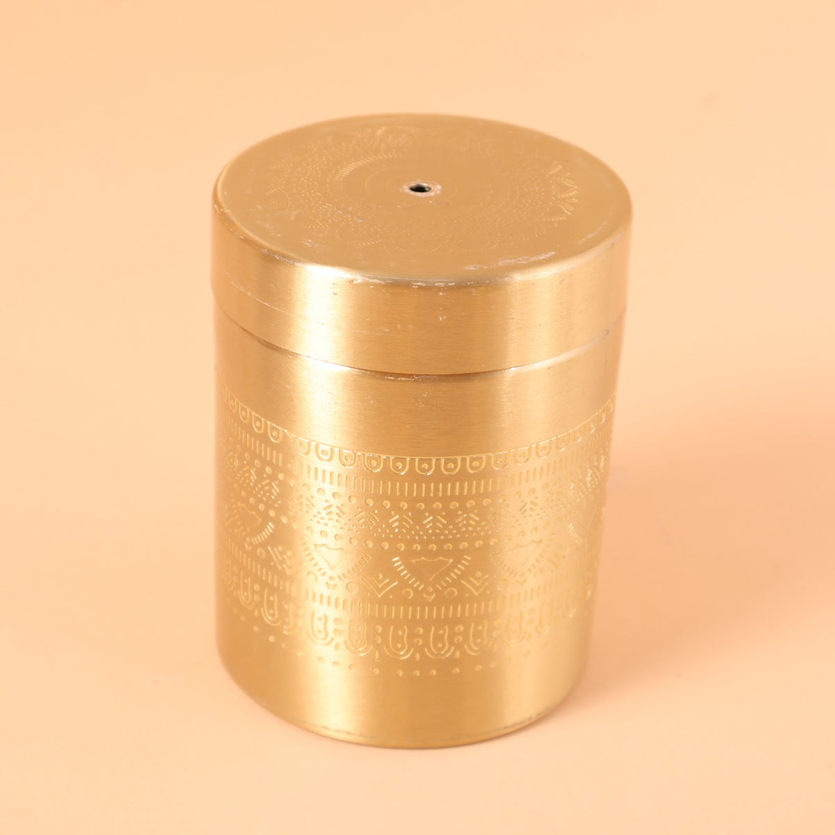 CD301 - Engraved Brass Canister Set of 3 image 4