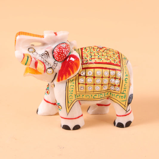 CD303 - Hand-Painted Elephant Figurine image 1