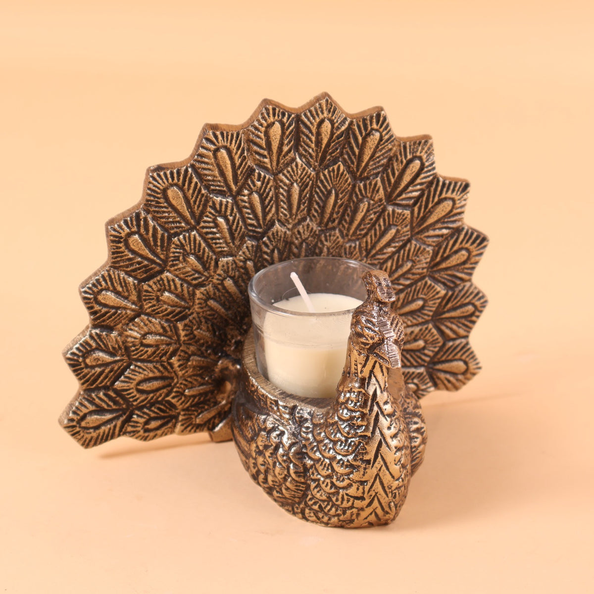 CD318 - Peacock Tealight Holder image 2
