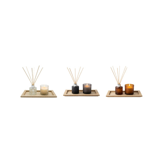 CD558 - CANDLE DIFFUSER TRAY GIFT SET