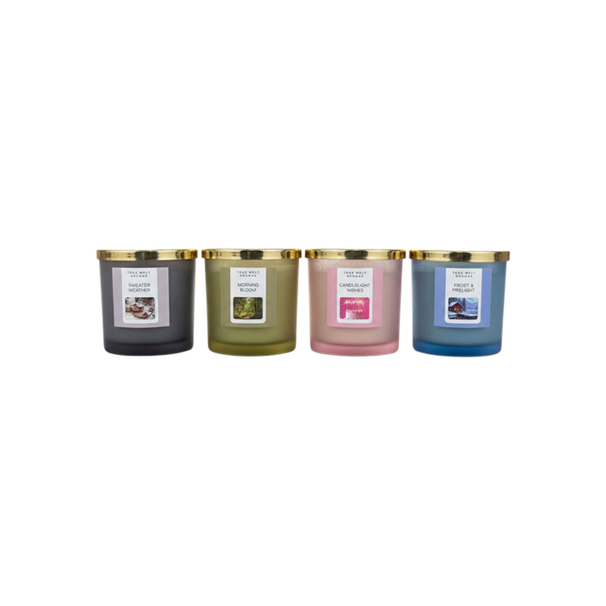 CD565 - SCENTED GLASS CANDLE WITH LID +