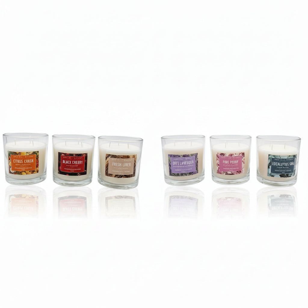 CD579 Scented Candle 360 Gm 6 Fragrance Assortment