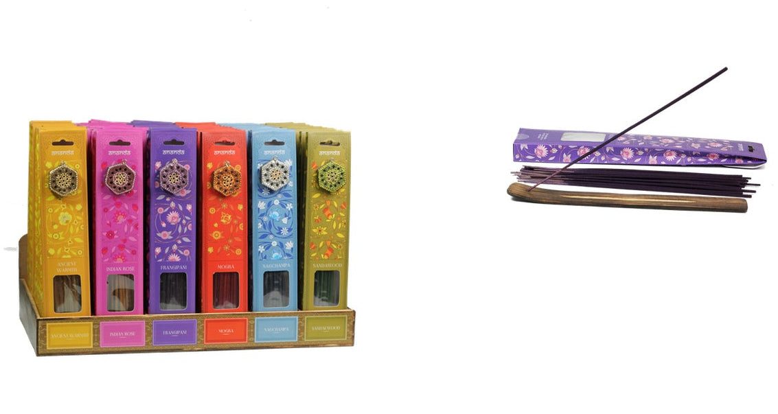 CD599 - INCENSE 30 STICKS + HOLDER