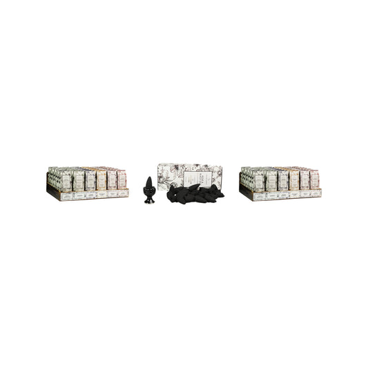 CD612 - BOTANIST INCENSE 30 CONES + CERAMIC HOLDER PACK
