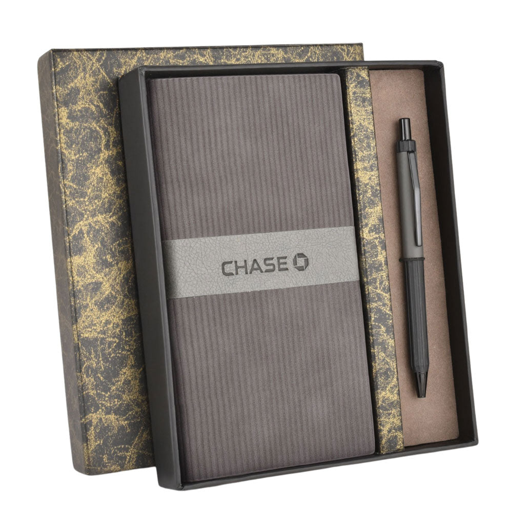 EJK73- Chase 2-IN-1 Gift Set | Notebook | Pen