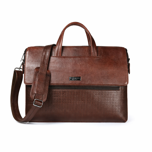 BSB158- Kenneth Cole Genuine Leather Laptop Bag