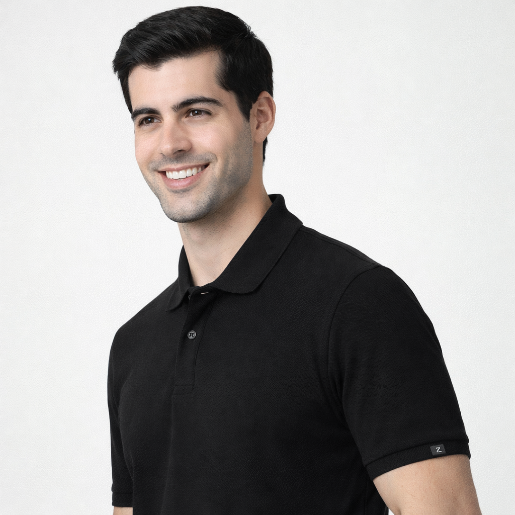 BST17- Marks & Spencers Plain Polo T-Shirt
