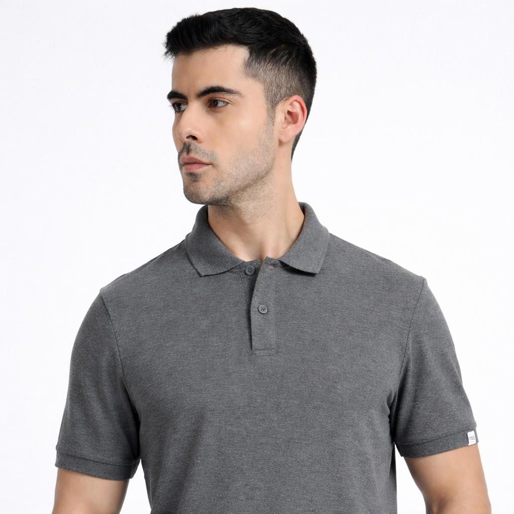 BST17- Marks & Spencers Plain Polo T-Shirt
