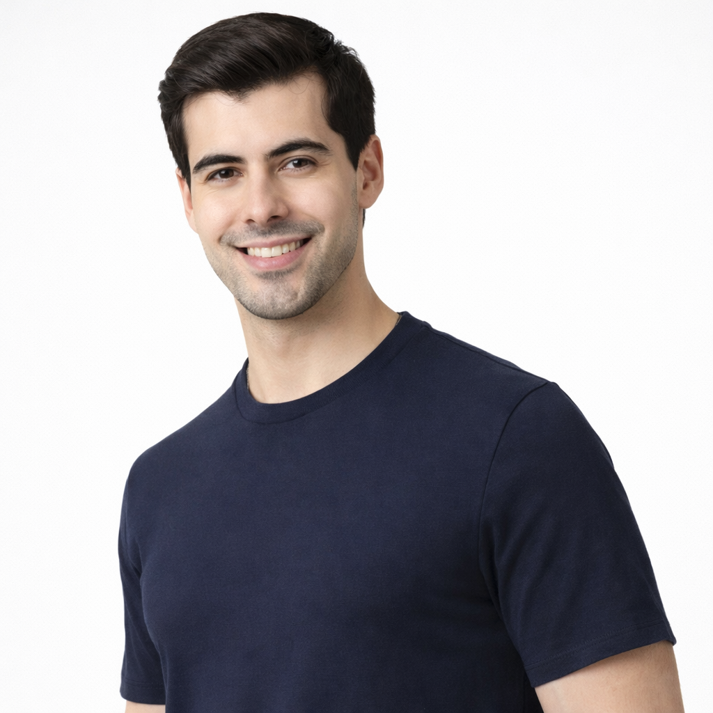 BST19- Mark & Spencer Round Neck T-Shirt