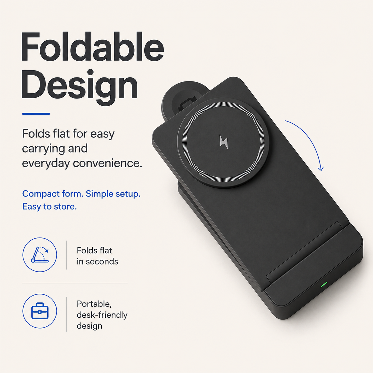 OG58- MagNest 3-in-1 Wireless Charger