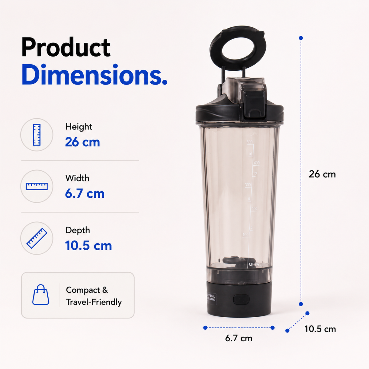 OG53- ShakerMate Portable Bottle & Phone Stand