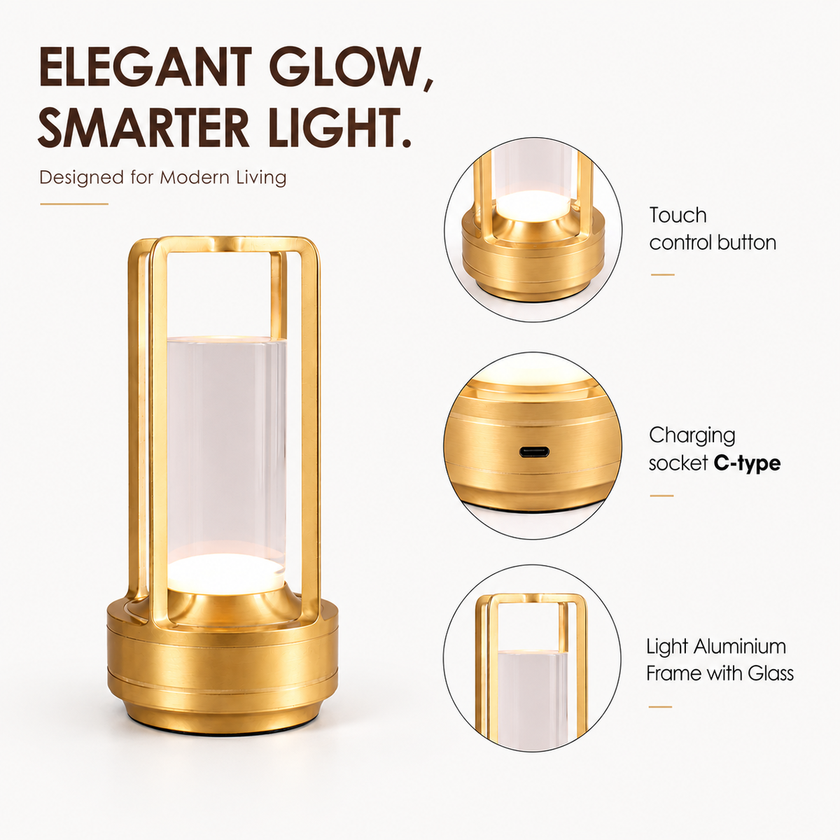 OG17- Crystal Touch Lamp
