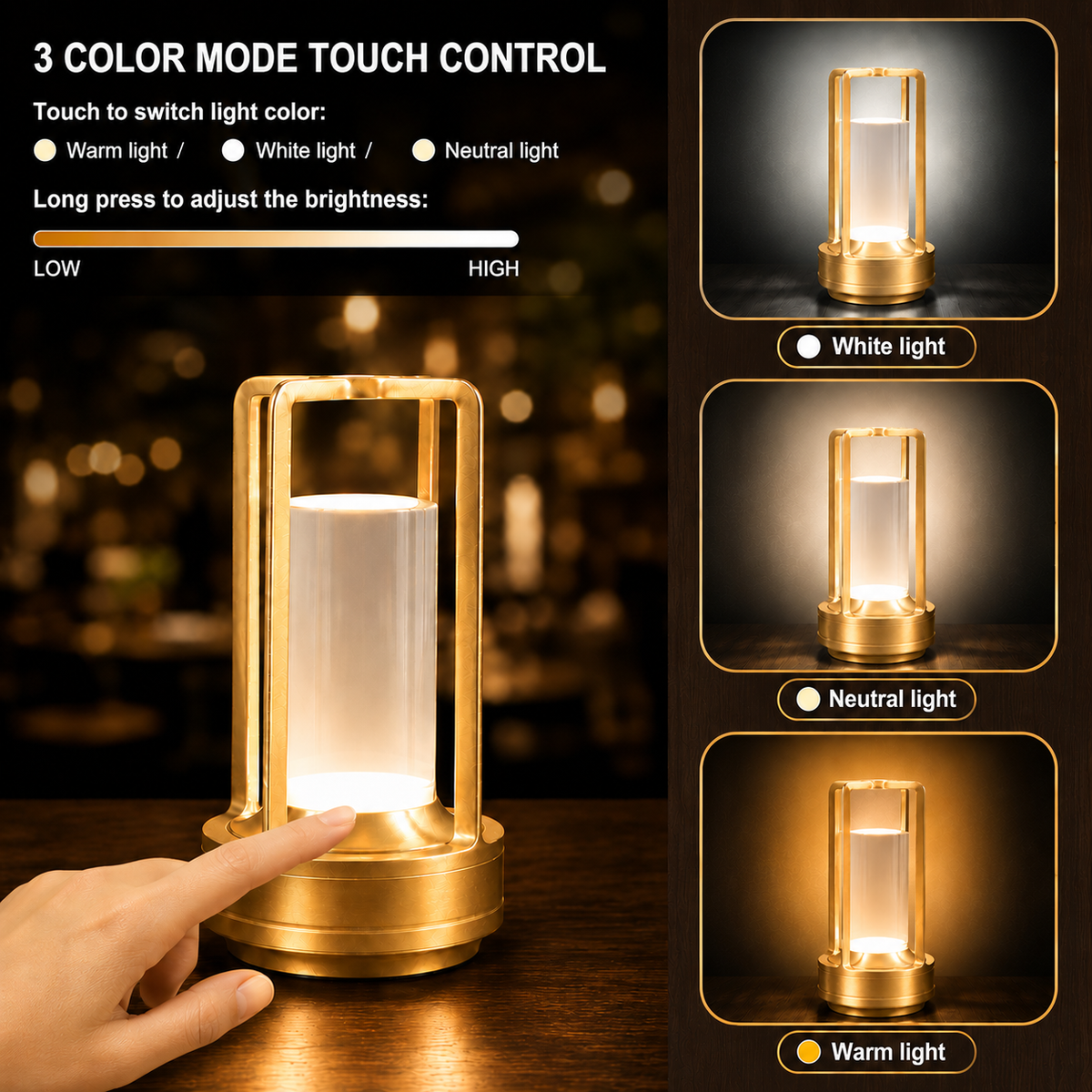 OG17- Crystal Touch Lamp