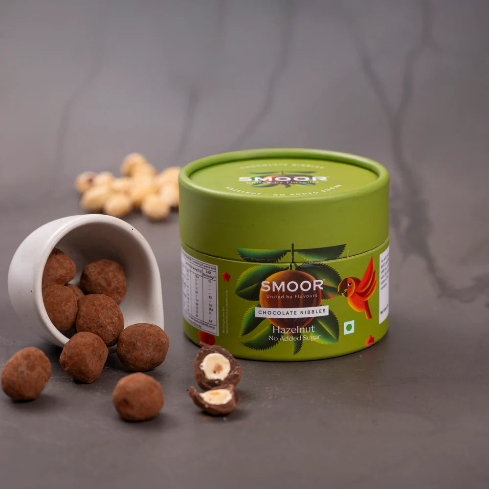 BSE83-Smoor Hazelnut Chocolate Nibbles Chocolate