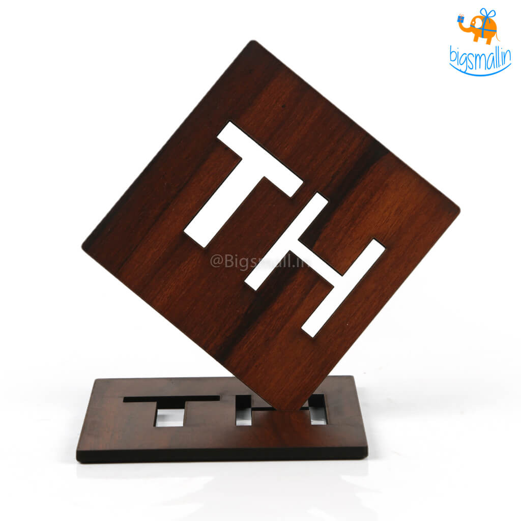 OE05- Customized Wooden Laser Cut Coaster (Set 0f 2)