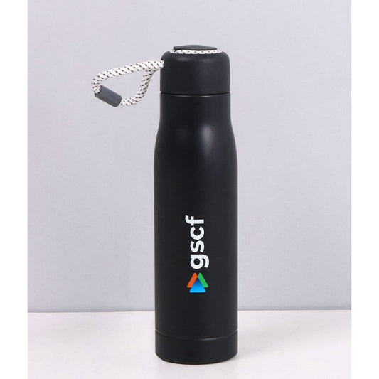 BSDW06- Black Insulated Bottle With Loop