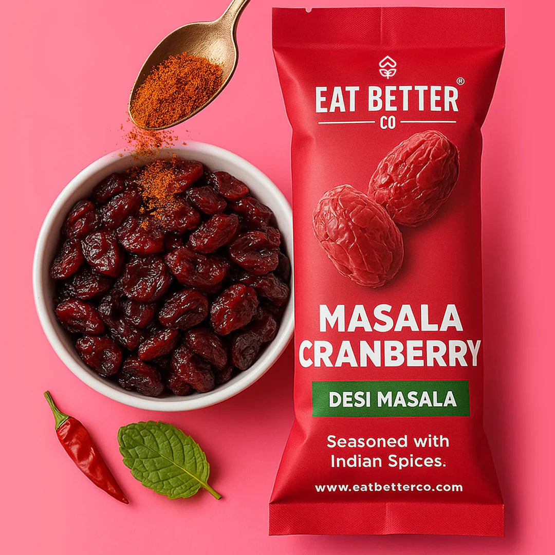 BSE12- Eatbetter Millet Chatpata Cranberry- Desi Masala