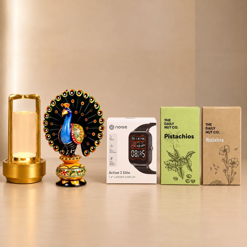 DH236- Peacock Glow Wellness Hamper