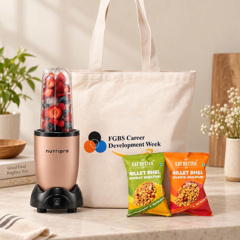 DH243- Blend & Bhel Tote Hamper