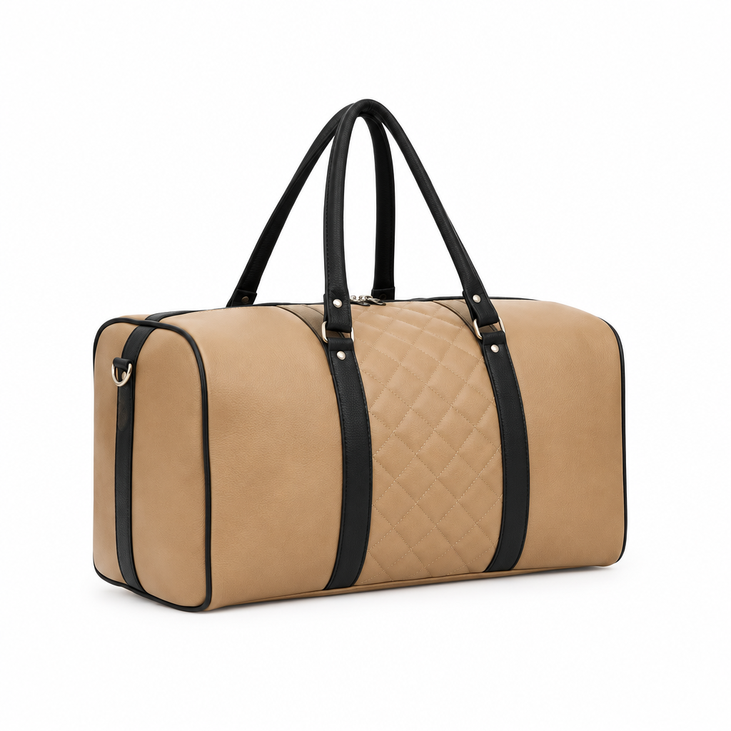 Fur Jaden 30L Travel Duffle Bag - Tan