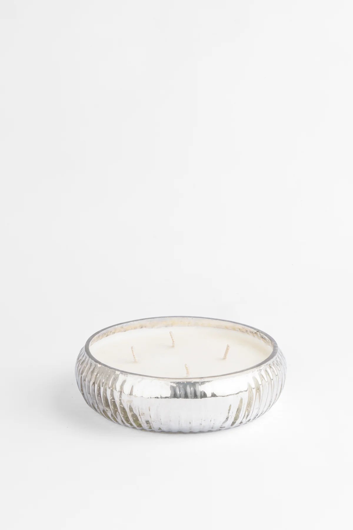 CD326- Doft Mercury Glass Tray Silver Night Jasmine Candle