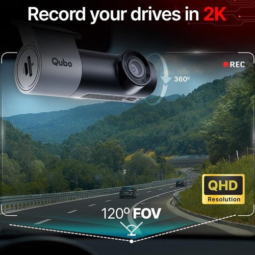 Qubo Pro2K Dash Cam - lifestyle image 2