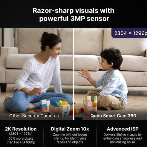 Qubo CCTV Camera PTZ 3MP - lifestyle image 3