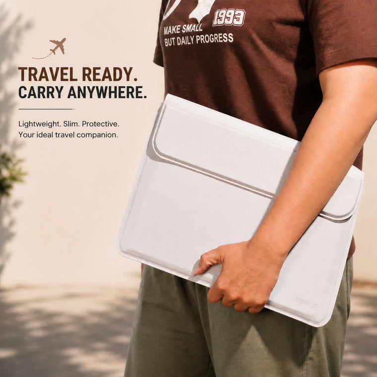 OG14- Elevate Pro Leather Laptop Sleeve with Magnetic Stand