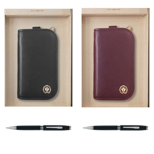 GS59 - Cross Coventry Black Lacquer BP Pen + Chic Car Key Holder Large square catalogue product image