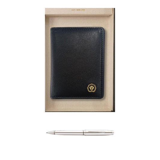 GS87 - Cross Coventry Chrome BP Pen + Elite Gusset Card Case square catalogue product image