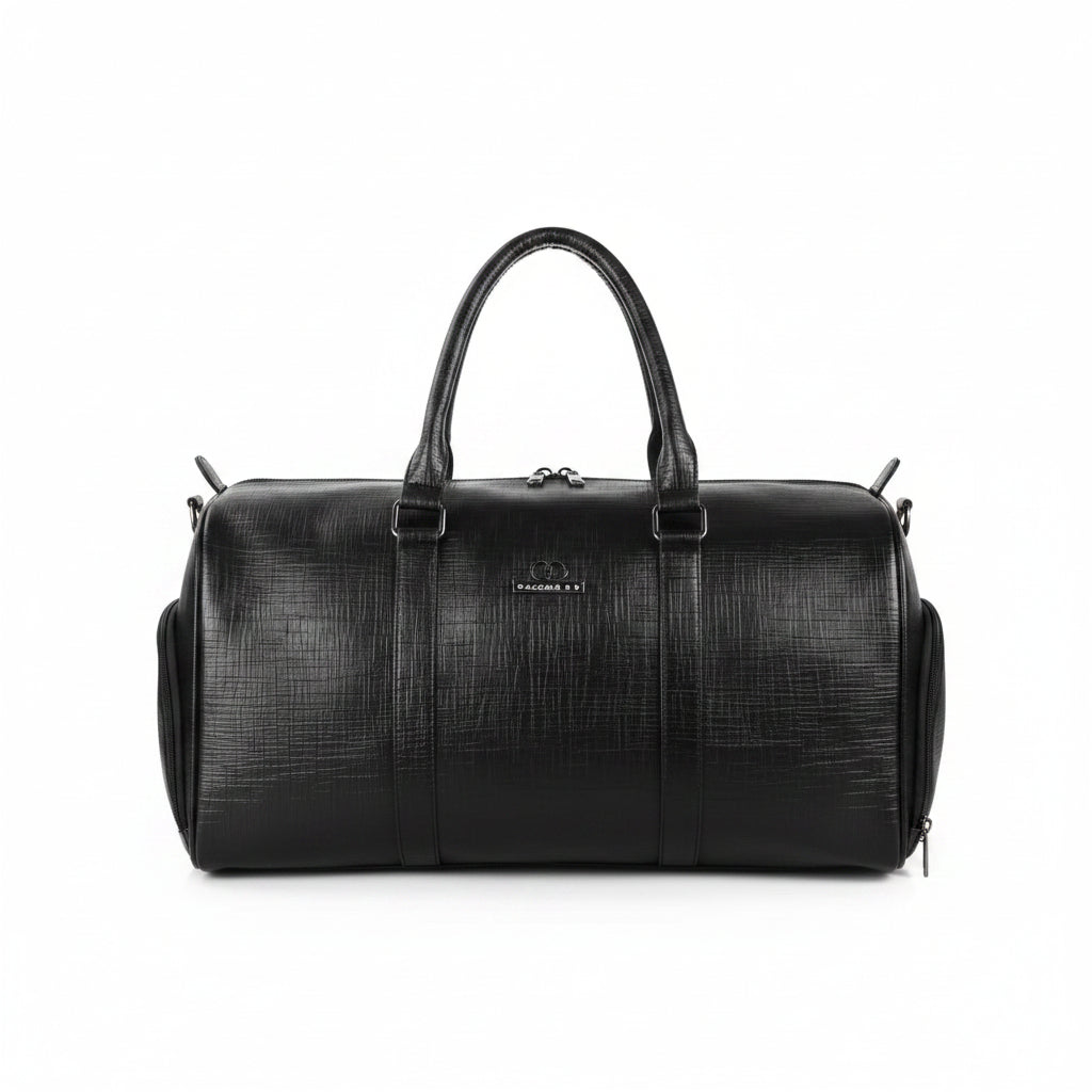 BSB23- Gilmore Oak Leatherette Duffle Bag
