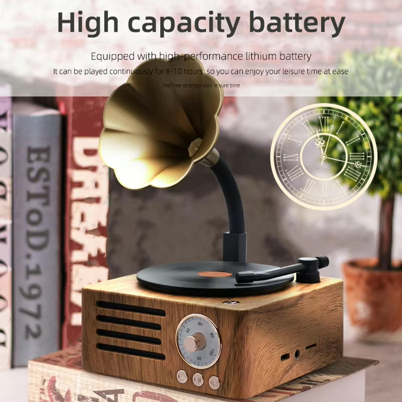 OG08- Retro Gramophone Bluetooth Speaker