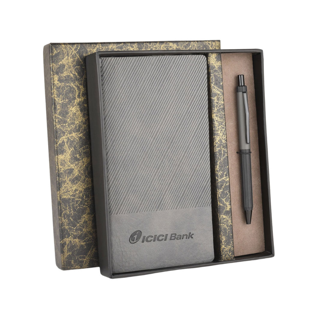 EJK52- ICICI 2-IN-1 Notebook & Pen Set
