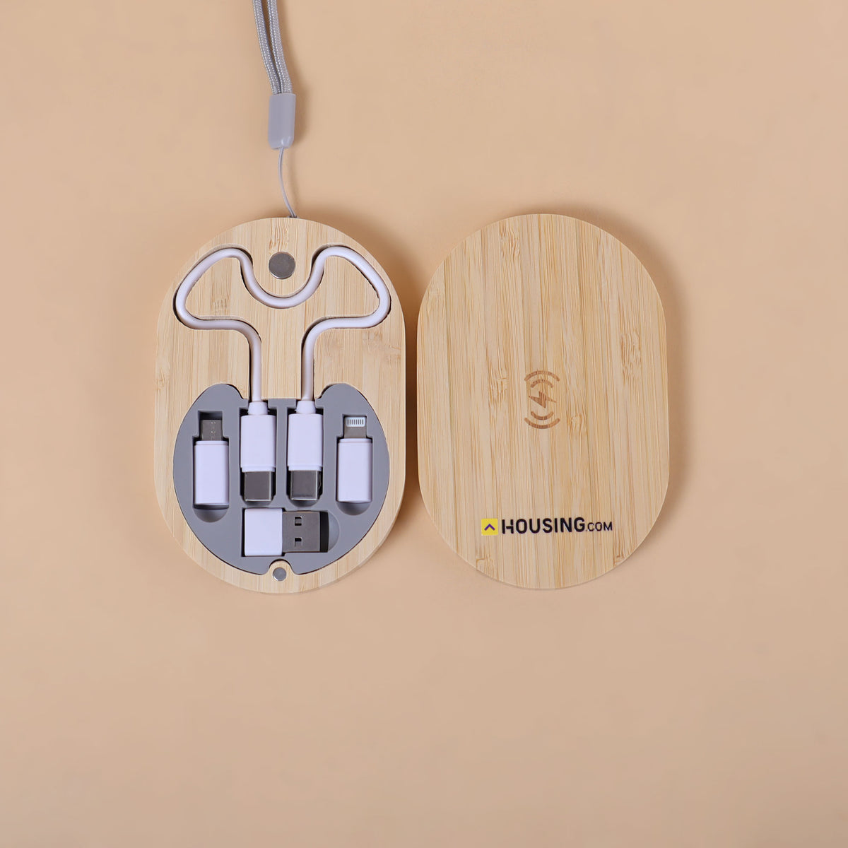 ED165- EcoCharge Vault- Multi Cable Set & Wireless Charger
