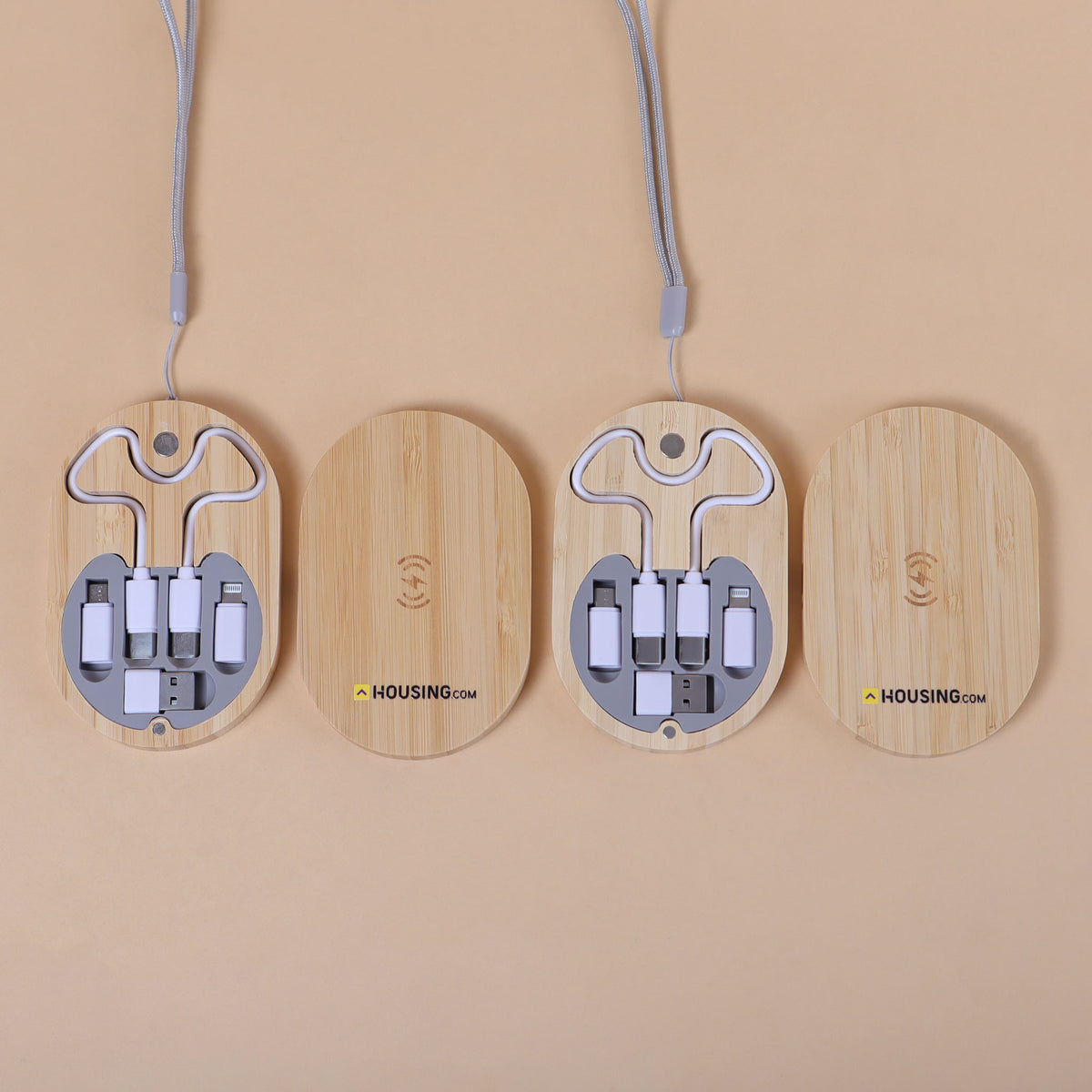 ED165- EcoCharge Vault- Multi Cable Set & Wireless Charger