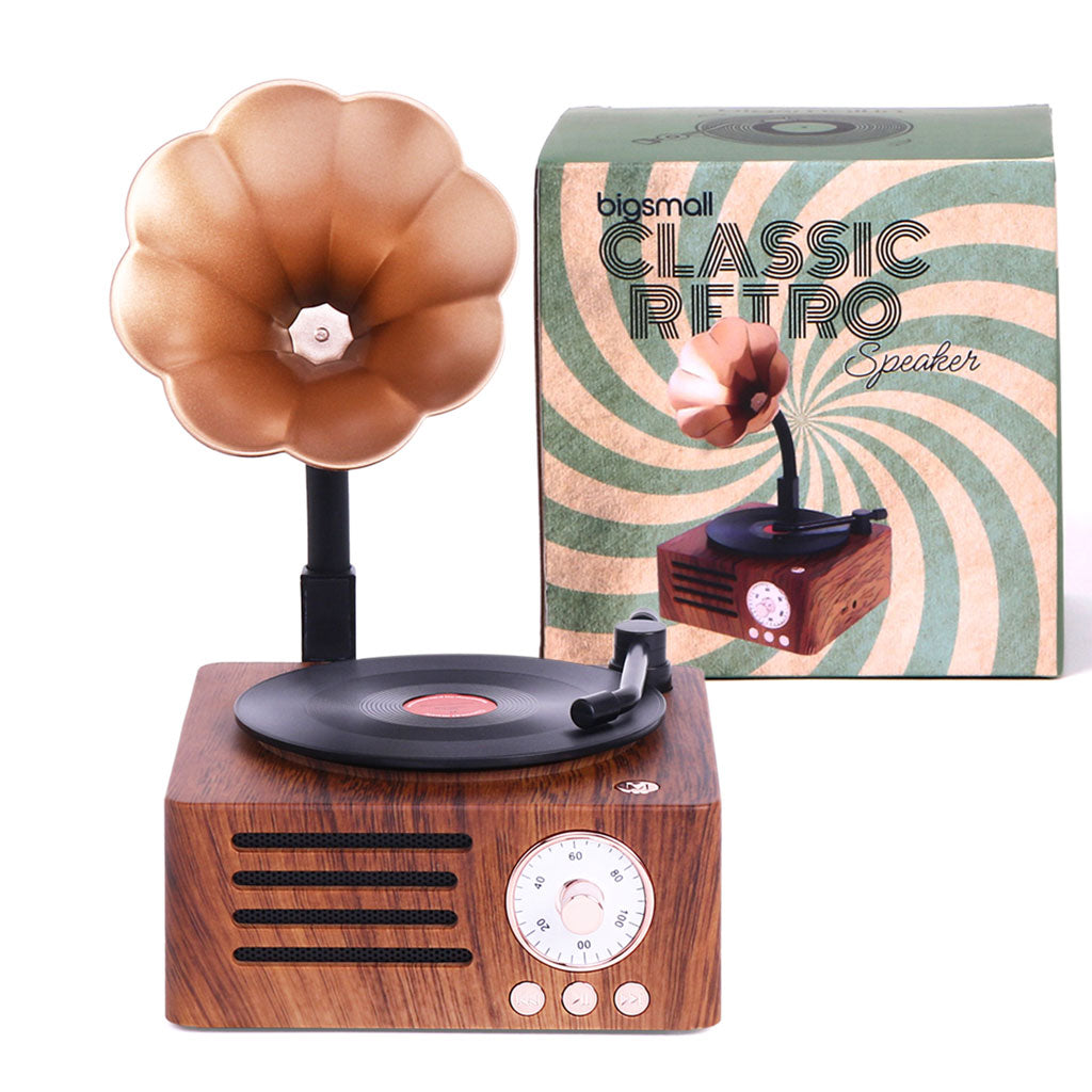 OG08- Retro Gramophone Bluetooth Speaker