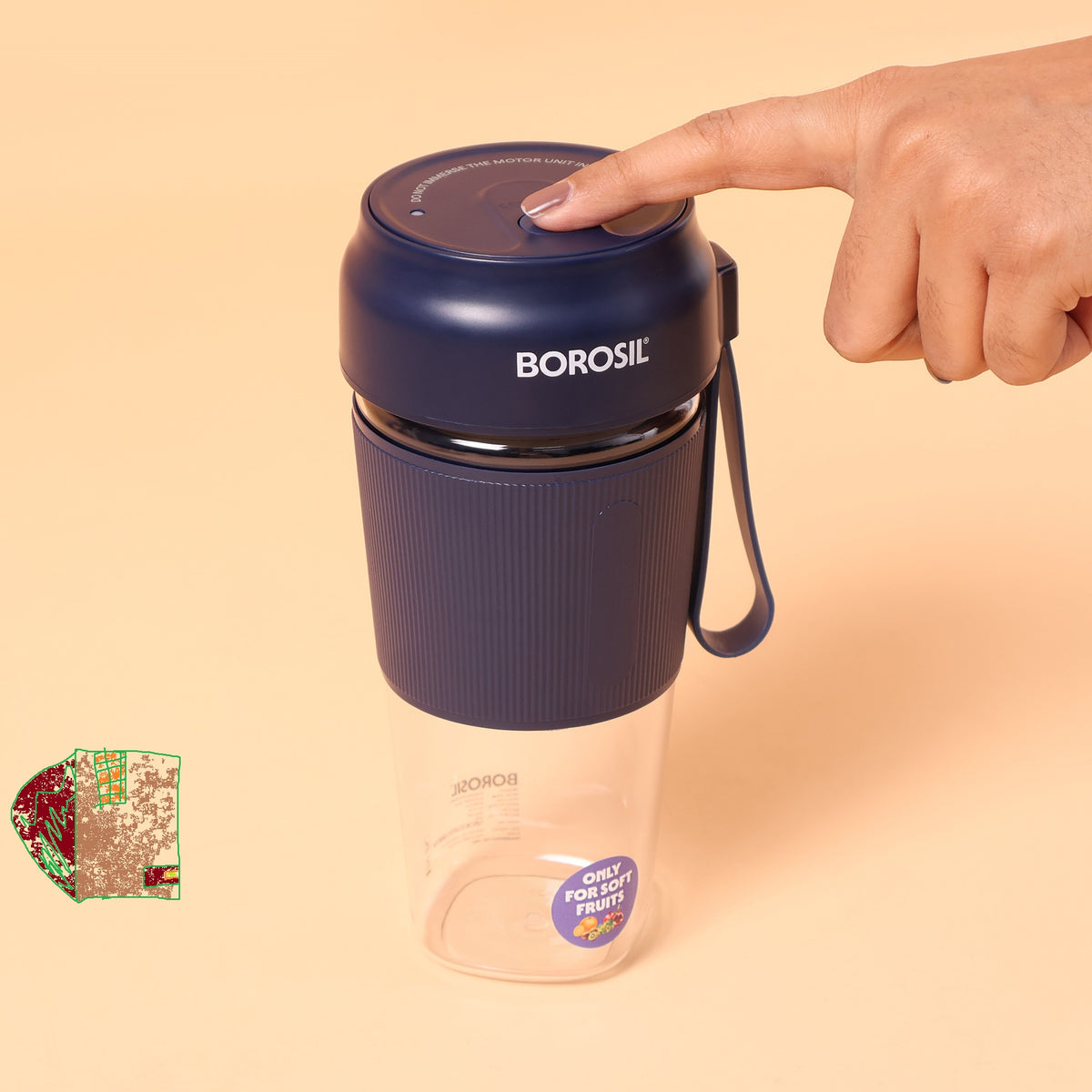 BSDW07- Borosil Portable Blender