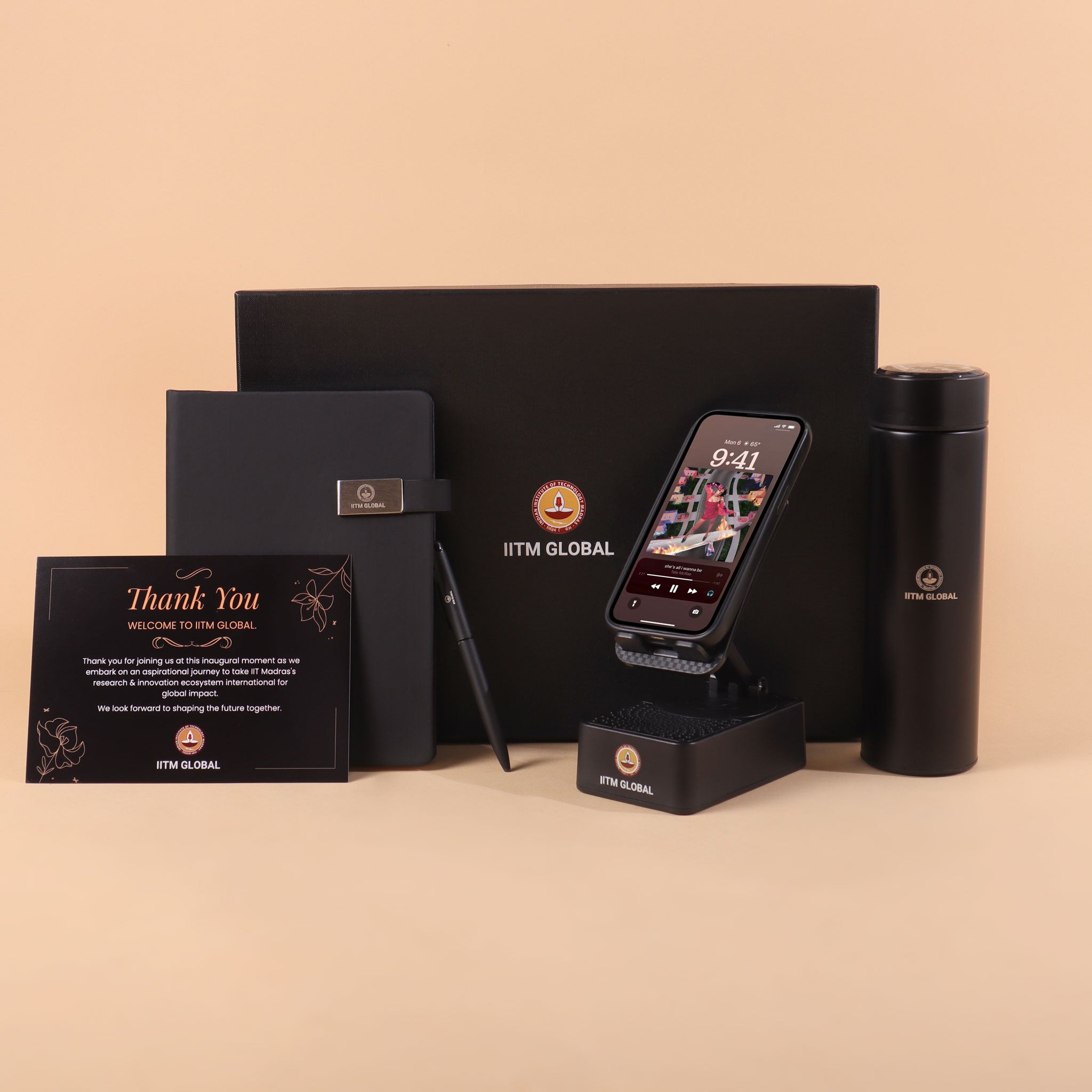EJK136- Legacy Black 4-IN-1 Gift Set