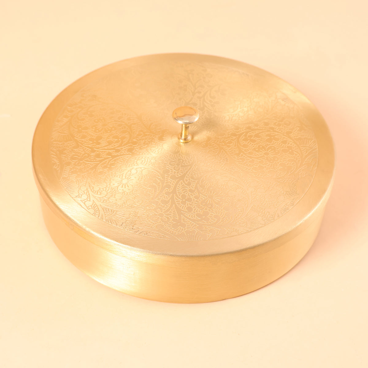CD274 - Engraved Brass Spice Box