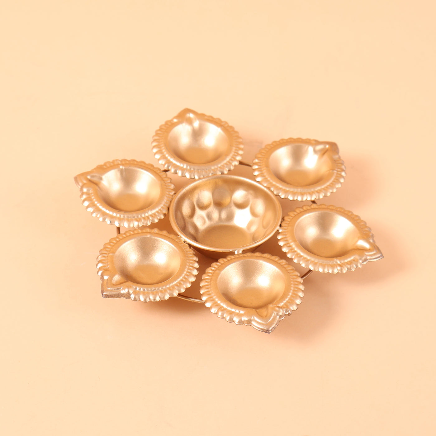 CD390-  Metal Diya