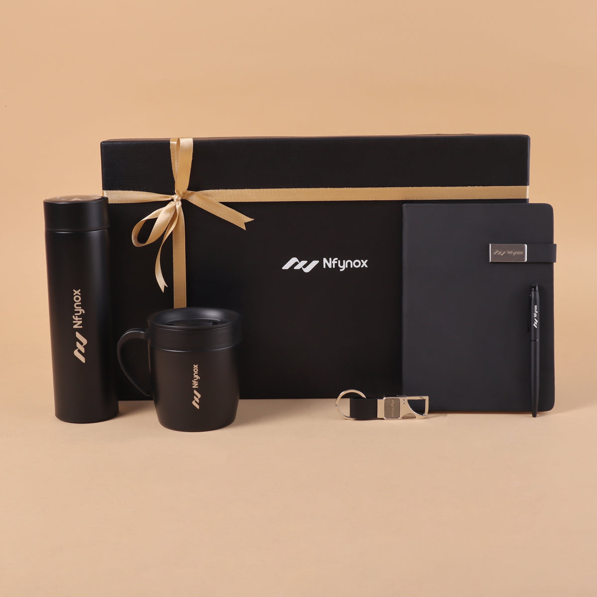 EJK79- Lexitas 5-IN-1 Gift Set | Notebook | Pen | Mug | Keychain | Bottle