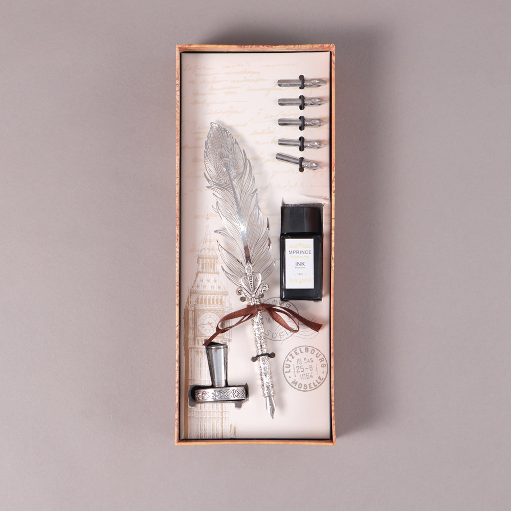 CD06- Feather Ink Pen Set