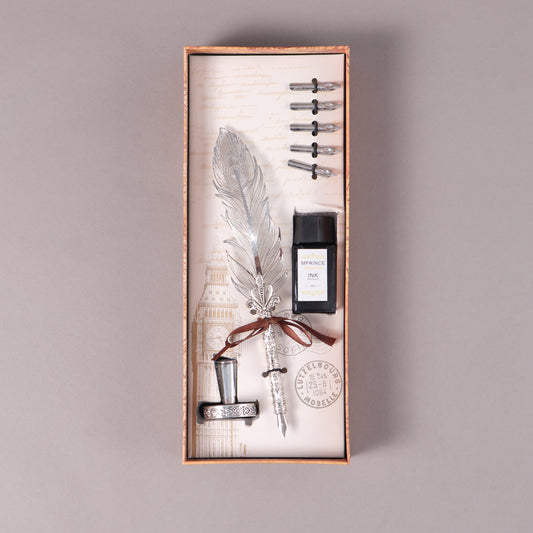 CD06- Feather Ink Pen Set