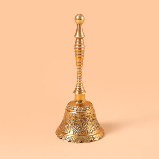 CD667- Brass embossed Ghanti