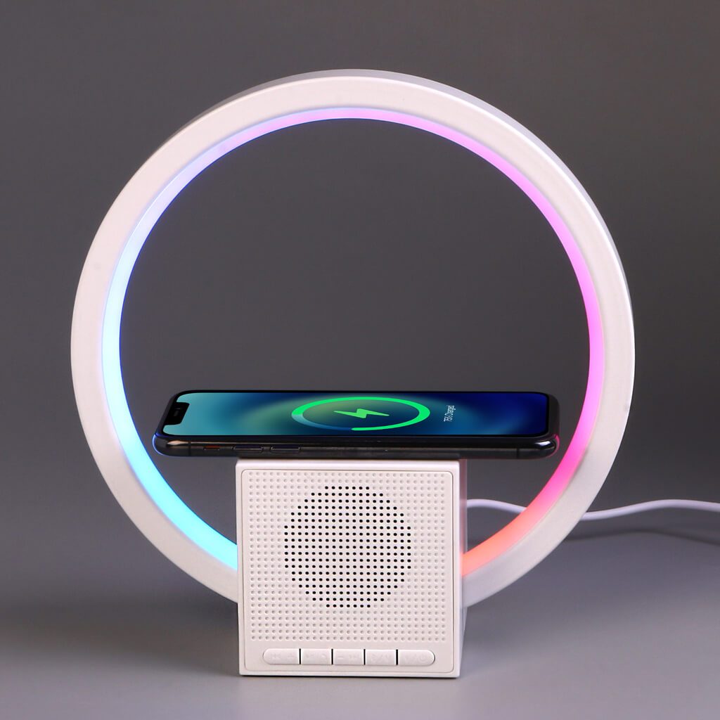 OG11- Aura LED Lamp with Wireless Charging & Speaker