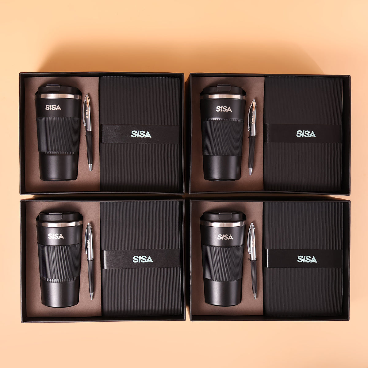 EJK43- 3-IN-1 Black & Decker Gift Set | Notebook | Pen | Flask