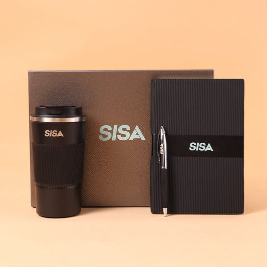 EJK43- 3-IN-1 Black & Decker Gift Set | Notebook | Pen | Flask