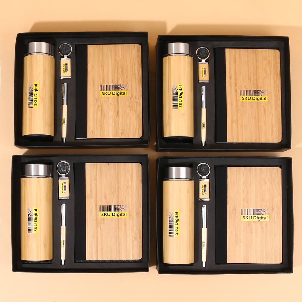 EJK95- 4-IN-1 Gift set | Diary | Pen | Keychain | Bottle